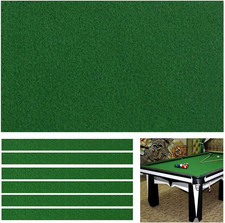 Billiard Cloth Pool Table Felt Cloth with 6 Cloth Strips for 7/8/9 Foot Table Fa