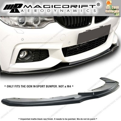 Fits 2014-2020 BMW F32 F33 F36 428 435 M-Sport RG Front Bumper Chin Lip Urethane