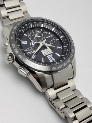 SEIKO Astron 8X42-0AB0-3 SBXB137 Black Dial Solar Men's
