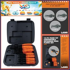 12-piece Snap Ring Pliers Set Internal External Straight 45 90 Degree Tips 12-piece Snap Ring Pliers Set Internal External Straight 45 90 Degree Tips