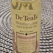 Dr Teal's Moisturizing Soothing Body Oil Lavender Jojoba Sweet Almond Aloe Vera