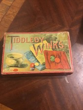 Tiddledy Winks #4105 - Milton Bradley Antique Game Rare USED