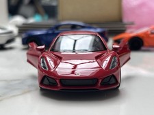 Lotus Emira Red Model Car Opening Doors Sports Car 