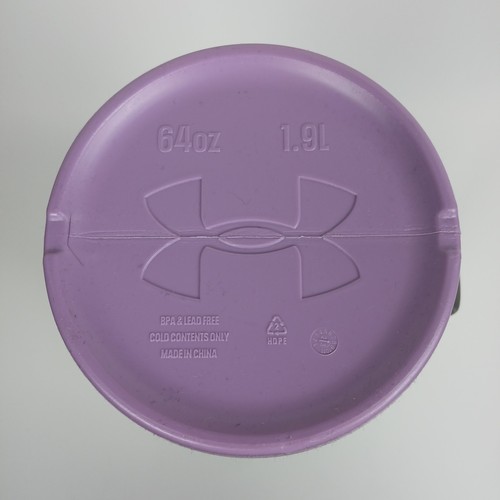 NWT Under Armour Playmaker Fence-Hook Insulated Water Jug 64 oz Purple Black - Picture 6 of 7