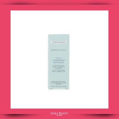Skinceuticals A.G.E. Interrupter Advanced 3ml 0.1oz X 3 PACK NEW FAST SHIP