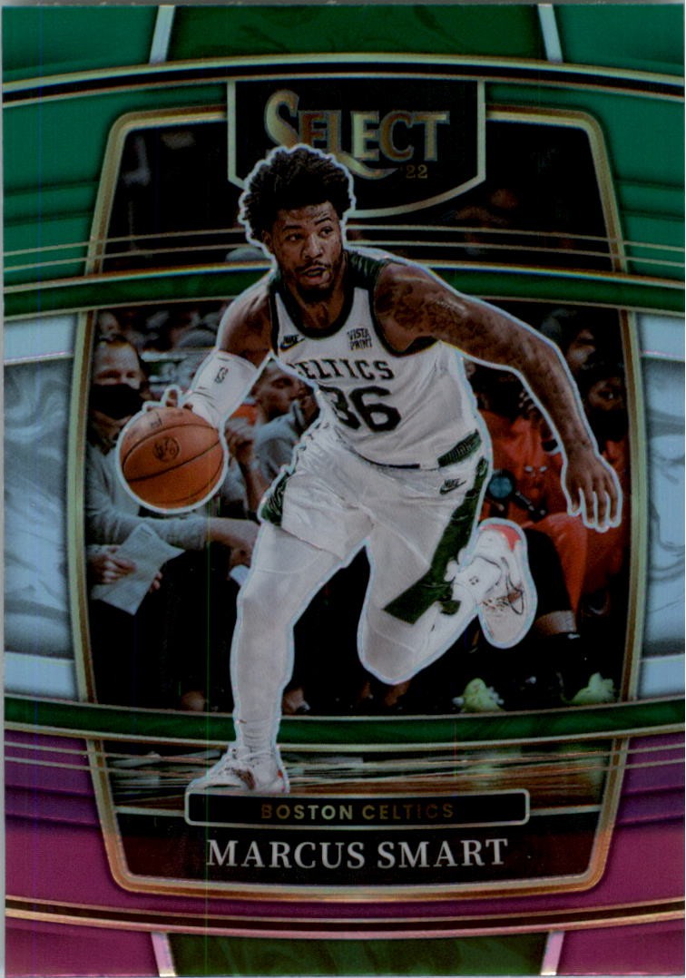 2021-22 Select Prizms Green White Purple #32 Marcus Smart - BSK