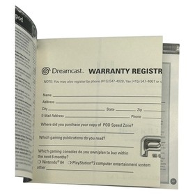 POD Speedzone (Sega Dreamcast, 2000) CIB Complete w/ Manual + Reg Card Tested