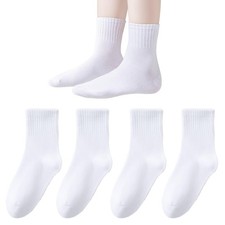 Kids Seamless Socks Boys Girls Cotton Athletic School Ankle Retro Stripe 6 Pack