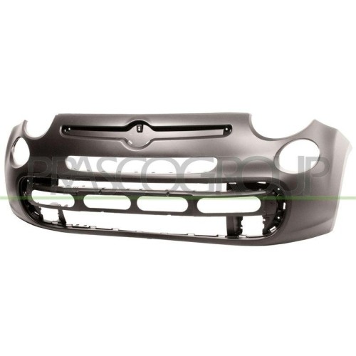 Pare-chocs avant Prasco FT0401001 pour Fiat en ABS noir résistant
