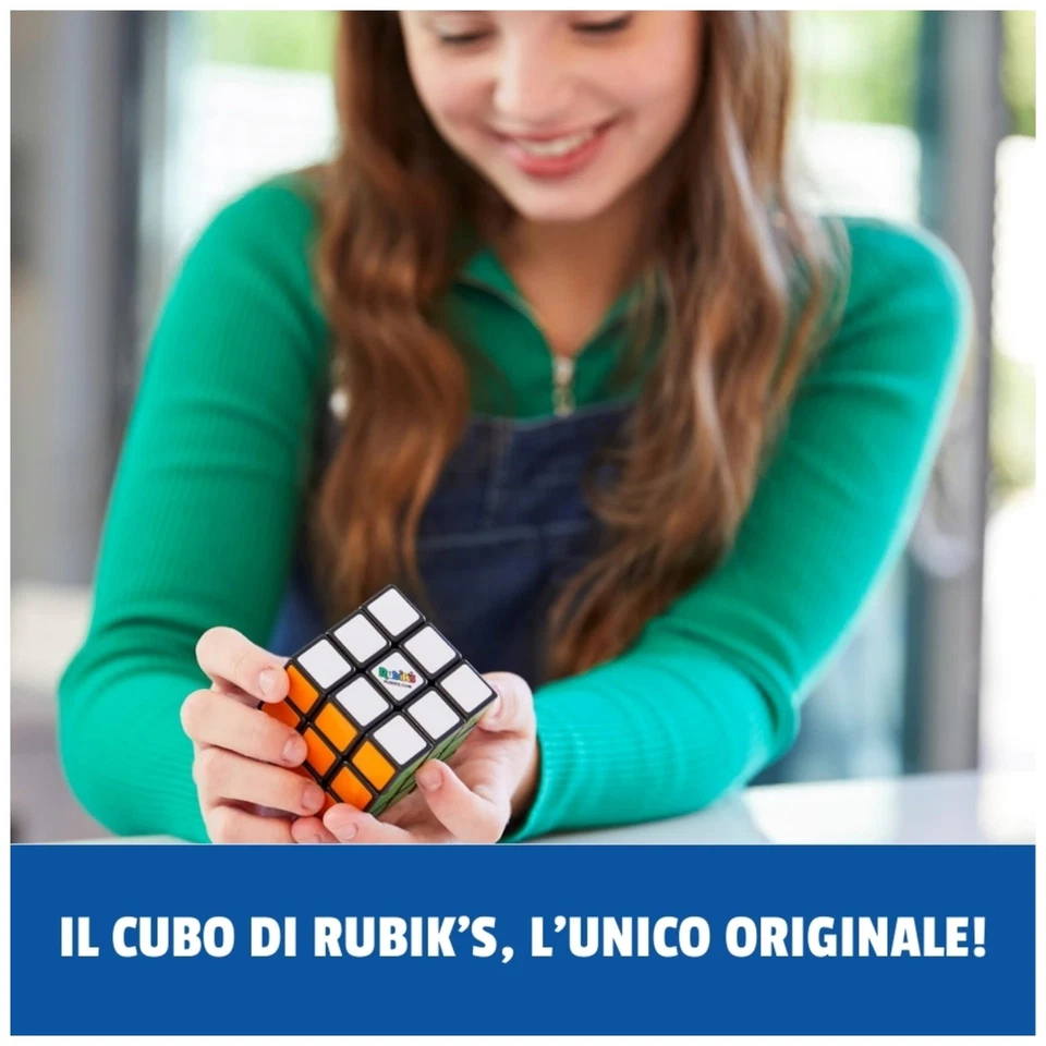 RUBIK S SPIN MASTER Il Cubo di Rubik s Classico 3X3 l Originale per bambini - Immagine 3 di 4