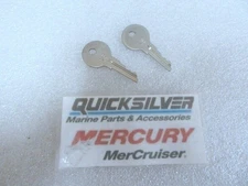 Z8 Mercury Quicksilver 89491 11 Key 2E Set of 2 OEM New Factory Boat Parts