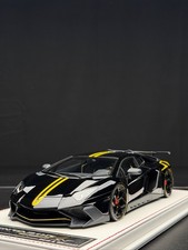 Lamborghini Aventador Lp750-4 Sv Novitec Black Davis Giovanni 118 Scale