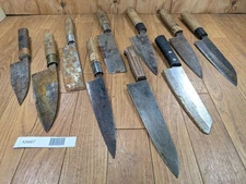 BROKEN DAMAGED Japanese Chef's Kitchen Knife Vintage Japan HOCHO XA667