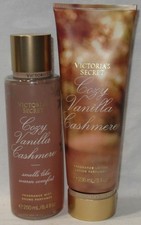 Victoria's Secret Fragrance Mist  Lotion Set Lot of 2 COZY VANILLA CASHMERE