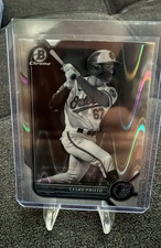 2022 Bowman Draft Chrome Black & White RayWave Orioles #BD-133 Cesar Prieto