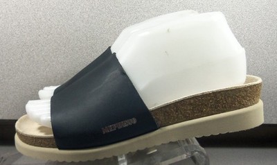 HANIK X LMSDSA60 WOMEN'S SHOES BLACK SIZE 7 LEATHER SANDAL BY MEPHISTO