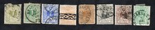 Belgium 1869-96 8 stamps Mi#  used CV=11$