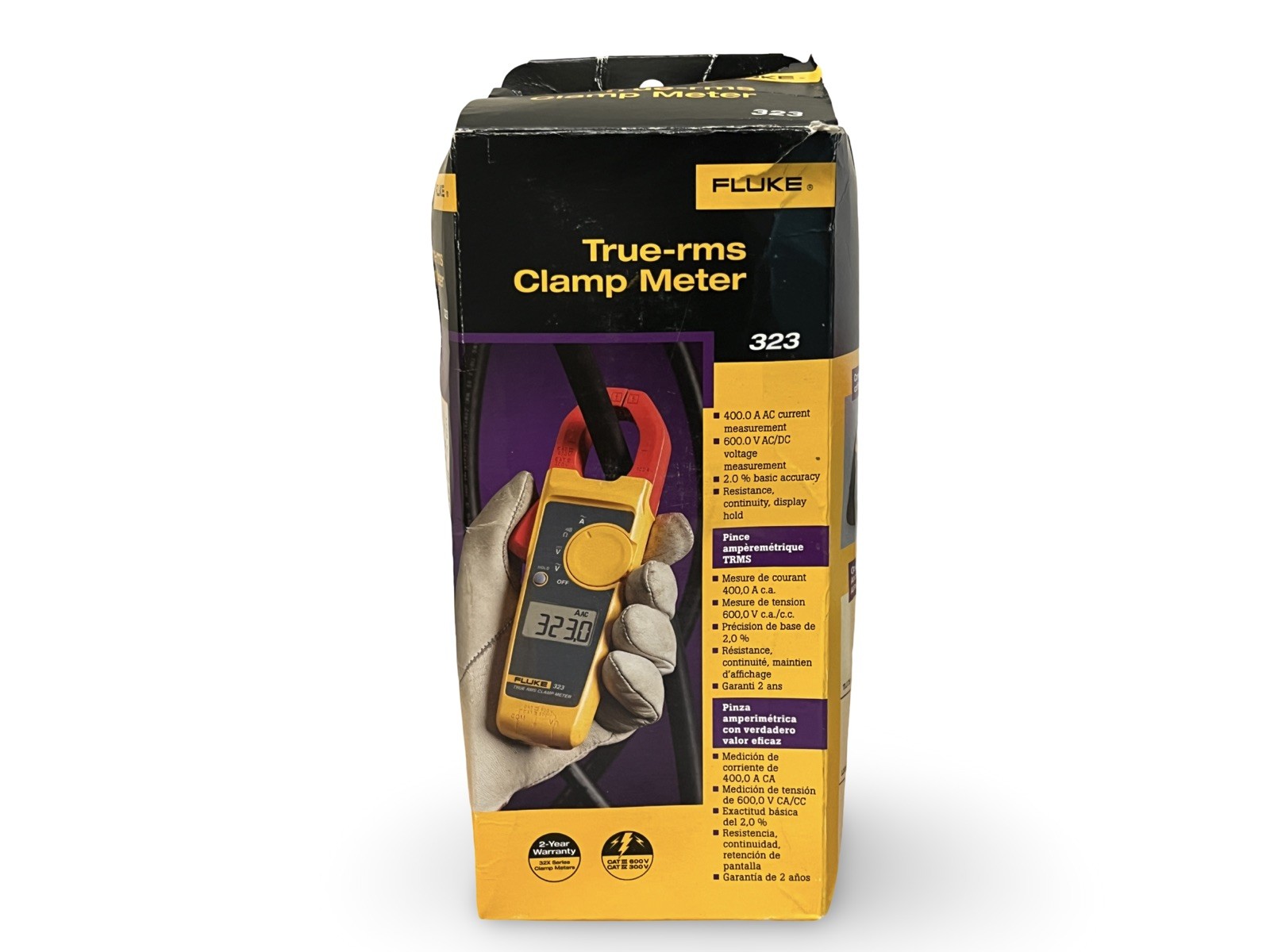 Fluke 323 True RMS Clamp Meter CAT III 600V 400A AC Current Range NEW FREE P&P 2
