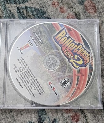 ROLLER COASTER TYCOON 2 II PC Simulation Game 2002 Six Flags 