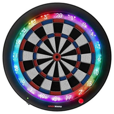 GRAN BOARD 3s LED Bluetooth Dartboard(Blue) with Special Bracket