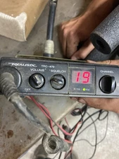 REALISTIC TRC-479 CB RADIO 40 CHANNEL WORKING With Antenna And Mic