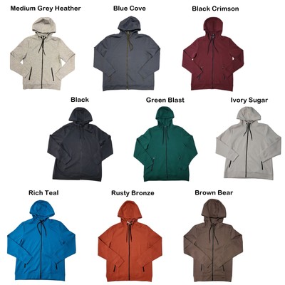 Member's Mark Men's Everyday Full Zip Long Sleeve Active Hoodie