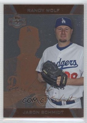 2007 Topps Co-Signers Silver Bronze 48/175 Jason Schmidt Randy Wolf #6 1s8