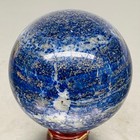 Natural Lapis lazuli Sphere Quartz Crystal Ball Reiki Healing 1040G — photo 8