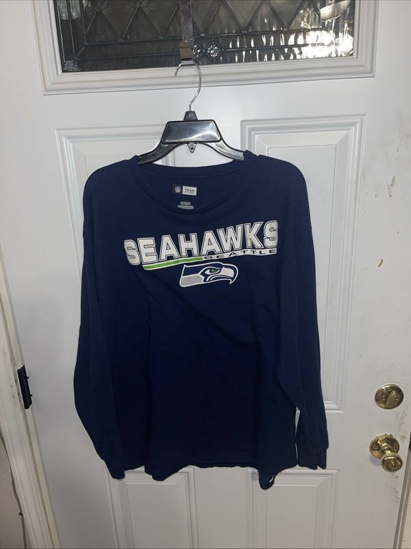 Seattle Seahawks NFL Team Apparel Men’s Long Sleeve Shirt Size X-Large XL