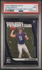 2024 PANINI DONRUSS OPTIC RC PRIMARY COLOR PURPLE STARS JJ MCCARTHY RC /25 PSA 9