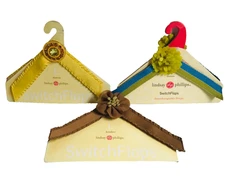 LINDSAY PHILLIPS SwitchFlops-Lot of 3 Interchangeable Straps Sz Large (9/10/11)