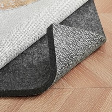 10x14 Non Slip Rug Pad Gripper, 1/4" Thick Cushioned Carpet Pads