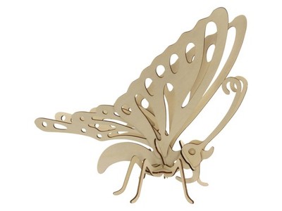 SOL-EXPERT 3D Holz Puzzle Schmetterling