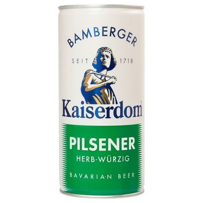 Kaiserdom Pilsener Vol. 4,9% 1,0L Dose, 12er Pack (12x1L) EINWEG Pfand