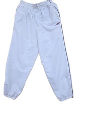 Pantaloni da ginnastica Umbro da uomo bianchi XL righe laterali coniche