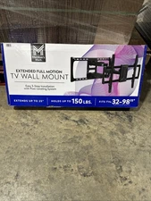 Member's Mark Full Motion Extended TV Wall Mount for 32"-90" TVs