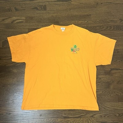 Vintage Bright Orange Rainforest Cafe Tee Size 2XL 0150