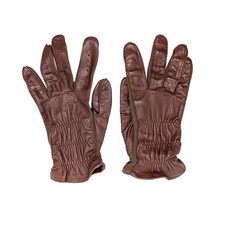 Leather Driving Gloves Womens Size S 6.5 Vintage 50s 60s 70s Brown Made Portugal