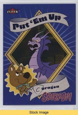 2024 Fleer Scooby Doo Put 'em Up! Stickers Dragon #34 READ 18d6
