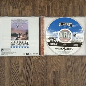 Sega Saturn Software Sega Rally Championship With Manual Tested Used 1995 Japan