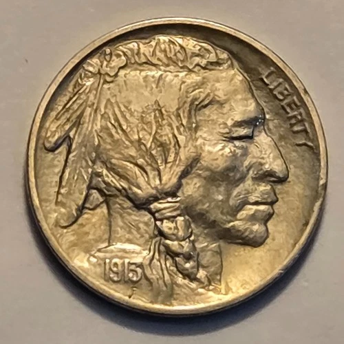 #5 About UnCirculated++ Low Mintage 1913 P Type 1 Buffalo Head Nickel