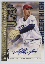 2015 Topps Career High Auto Mike Adams #CH-MA Auto 05k6