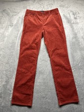 Talbots Heritage Corduroy Pants Women  s Size 10 Color Burgundy