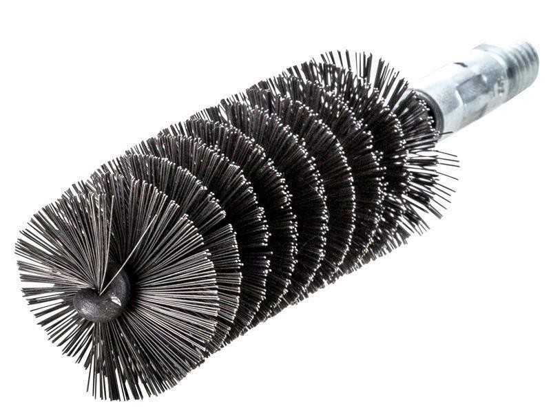 Lessmann Threaded Tube Brush 30mm Steel Wire LES506130
