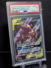 Pokemon Card Umbreon & Darkrai GX SM241 TAG TEAM SM Black Star Promo Holo PSA 3