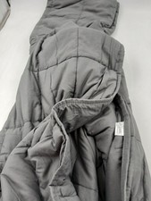 Gray Weighted Blanket 60x72 20lb Adult Cooling Heavy Throw Sensory Calm Therapy