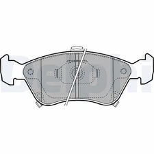 Delphi LP1231 brake pad set, disc brake for Toyota