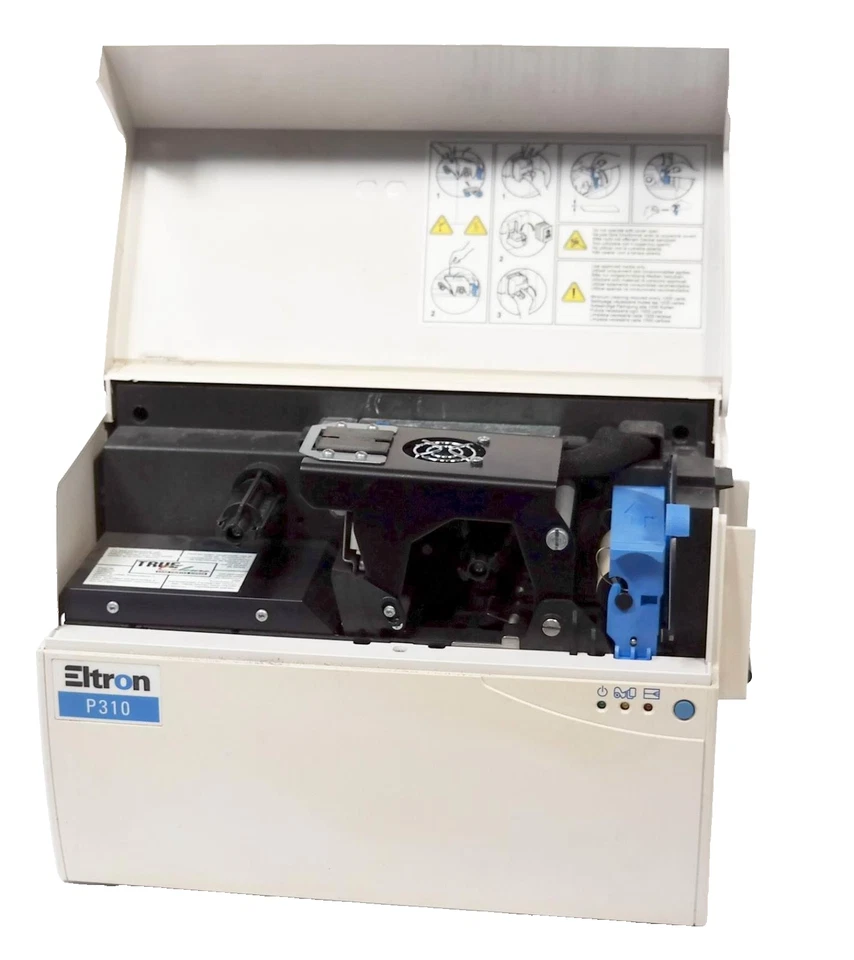 Eltron P310C Color Dye Sublimation Thermal Single Sided ID Card Printer Parallel - Image 3 of 4