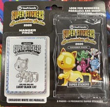 Veefriends Super Stickers Spectacular Series Lucky Black Cat WHITE ICE Promo