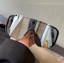 Oversized WomenShield Visor Sunglasses | Mirr...